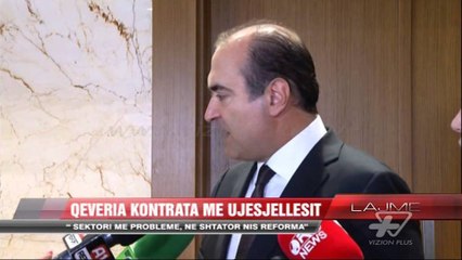 Qeveria kontrata me Ujesjellesin - News, Lajme - Vizion Plus