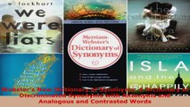 Read  Websters New Dictionary of Synonyms A Dictionary of Discriminated Synonyms with Antonyms EBooks Online