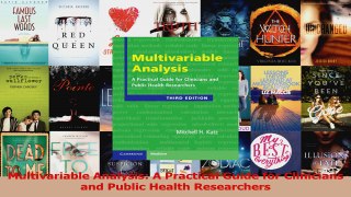 Read  Multivariable Analysis A Practical Guide for Clinicians and Public Health Researchers PDF Free