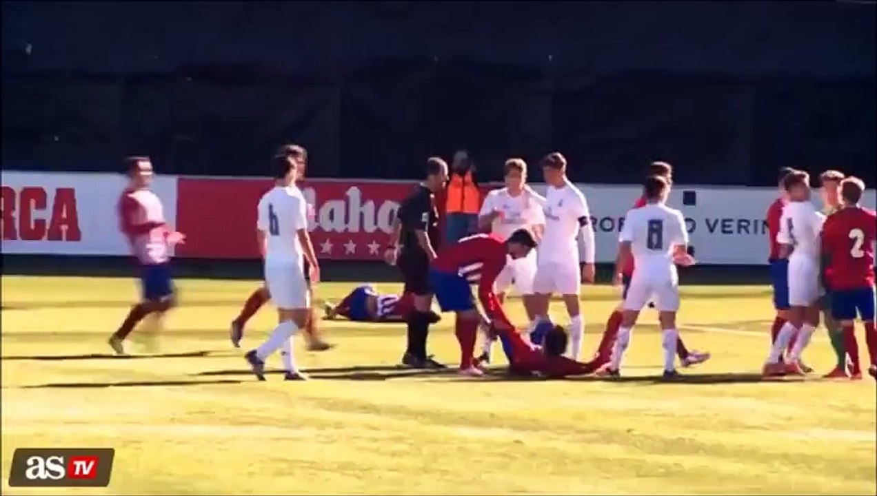 Luca Zidane Gets Red Card For Head-Butting!
