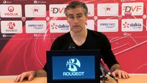 Conférence de presse d'Olivier Dall'Oglio avant DFCO-AJ Auxerre