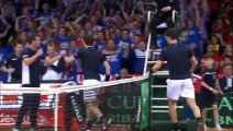 Highlights  Steve Darcis David Goffin (BEL) v Andy Murray Jamie Murray (GBR)