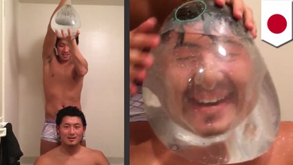 コンドームかぶる挑戦が流行中