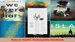 Read  Natural Health Homeopathy Handbook Ebook Free