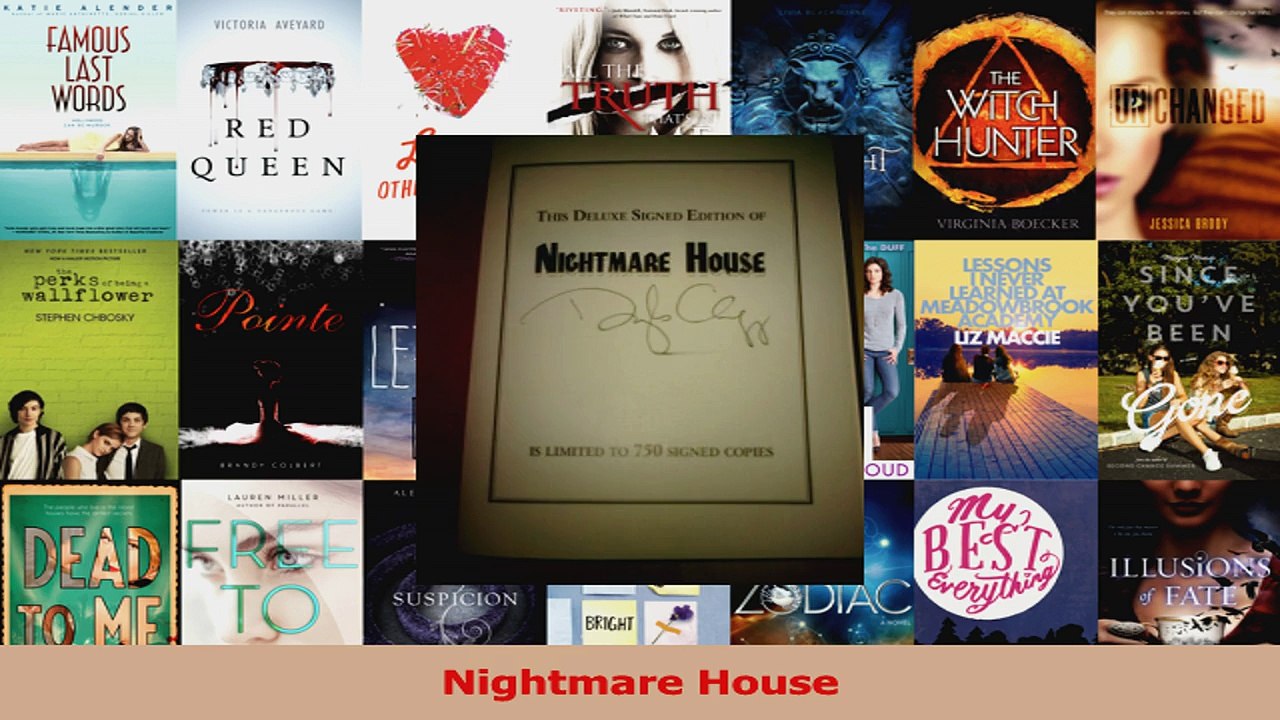 Read  Nightmare House Ebook Free
