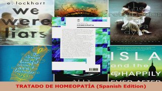 Download  TRATADO DE HOMEOPATÍA Spanish Edition Ebook Free
