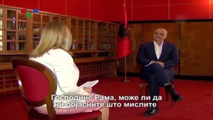 INTERVISTA E RAMES PER TELEVIZIONIN MAQEDONAS