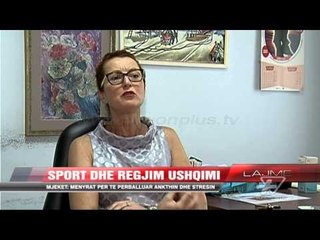 Sport dhe regjim ushqimi për ankthin e depresionin - News, Lajme - Vizion Plus