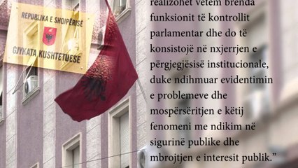 DROGA E DIVJAKES, KUSHTETUESJA PRANON KERKESEN E PD