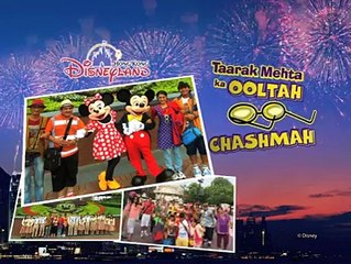 Behind the Scene' at Hong Kong Disneyland  Tarak Mehta Ka ooltah Chashma