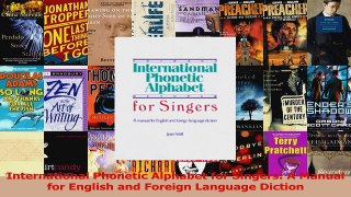 Read  International Phonetic Alphabet for Singers A Manual for English and Foreign Language Ebook Free