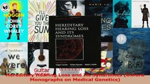 PDF Download  Hereditary Hearing Loss and Its Syndromes Oxford Monographs on Medical Genetics Read Full Ebook