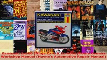 PDF Download  Kawasaki Zx600 Ninja Zx6  ZzR600 Fours Owners Workshop Manual Haynes Automotive Download Full Ebook