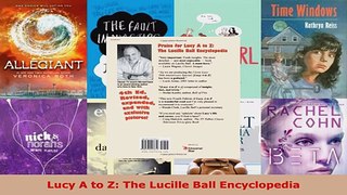 Download  Lucy A to Z The Lucille Ball Encyclopedia PDF Online