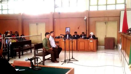 Majelis Hakim Nyatakan Bambang Karyanto Otak Korupsi Muba