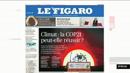 La Revue de Presse du 30 novembre 2015 par Hélène Jouan