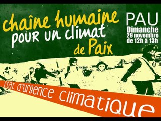 2015 11 29 CHAINE HUMAINE POUR UN CLIMAT DE PAIX A PAU
