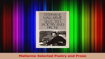 Download  Mallarme Selected Poetry and Prose PDF Online