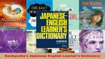 Read  Kenkyushas Japanese English Learners Dictionary EBooks Online