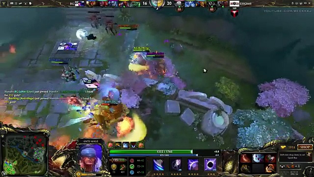 BurNIng Anti Mage Highlights _ Big God vs EHOME DAC 2015