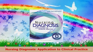 Nursing Diagnosis Application to Clinical Practice Download