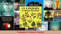 Read  Culpepers Colour Herbal Ebook Free