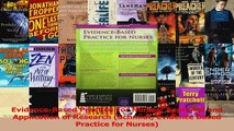 EvidenceBased Practice For Nurses Appraisal and Application of Research Schmidt Download