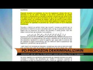 PD prezanton “dekriminalizimin” - Top Channel Albania - News - Lajme