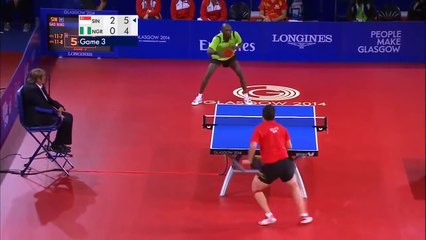 Nijeryalı Masa Teniscisinden İnanılmaz Defans