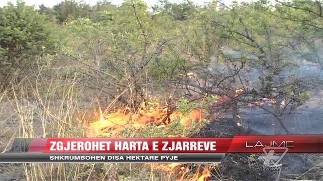 Zgjerohet harta e zjarreve - News, Lajme - Vizion Plus
