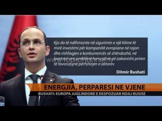 Bushati: Samiti i Vjenës të përqendrohet tek energjia - Top Channel Albania - News - Lajme