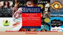 Download  Websters New World Finance and Investment Dictionary Ebook Free