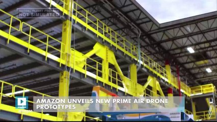 Amazon unveils new Prime Air drone prototypes