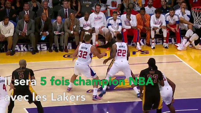 Kobe Bryant, le 3 e marqueur de la NBA prend sa retraite