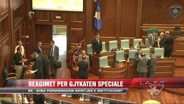 Reagimet për Gjykatën Speciale - News, Lajme - Vizion Plus