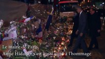 Attentats de Paris : Barack Obama et François Hollande se receuillent devant le Bataclan !