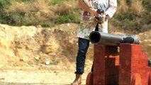 Cannon Firing in Slow Motion - The Slow Mo Guys