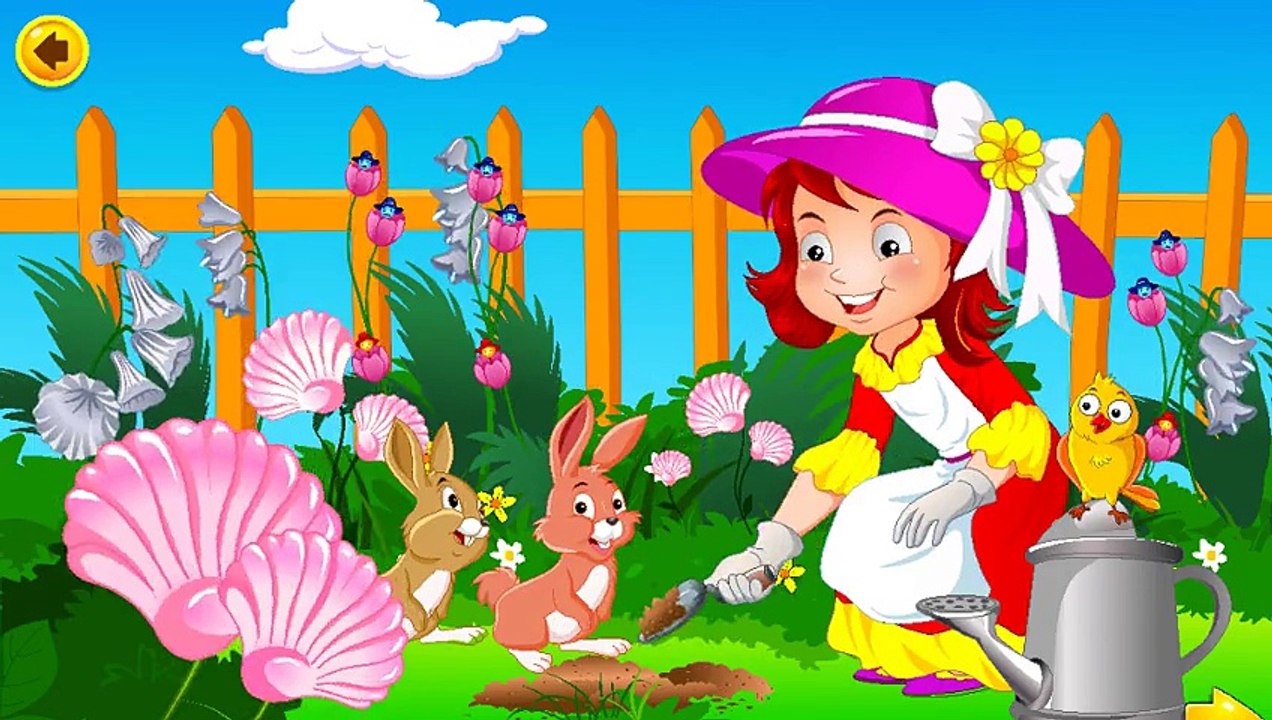Mary Mary Quite Contrary Nursery Rhymes Cartoon Animation Rhymes Video Dailymotion