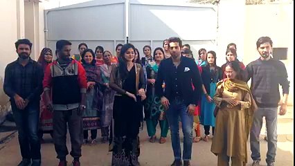 sanam baloach and shereyar munawar dance on shakkar wandan re