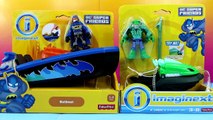 Batman Imaginext Batboat Batmobile Robin & K. Croc with Swamp Ski with Joker