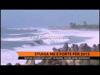Tajfuni “Soudelour” rrafshon Taivanin, të paktën 4 viktima - Top Channel Albania - News - Lajme