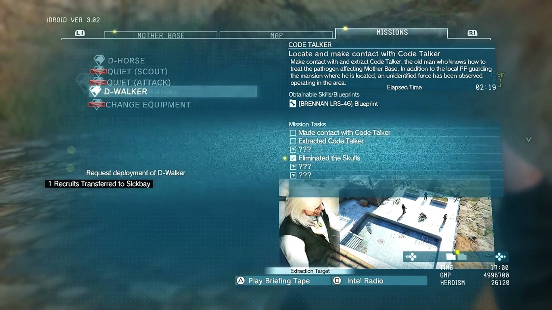 Metal Gear Solid 5 Phantom Pain Walkthrough Gameplay Part 23 Code Talker Mgs5 Dailymotion Video