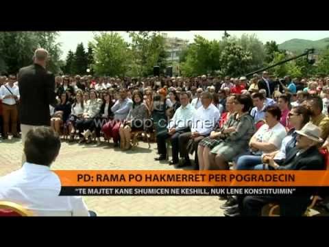 PD: Rama po pengon konstituimin e Bashkisë së Pogradecit - Top Channel Albania - News - Lajme