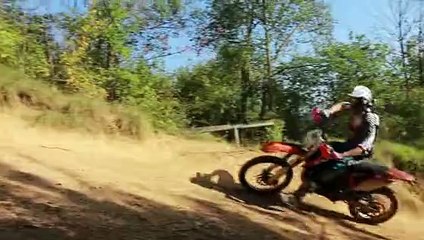 Amazing freestyle super motocross