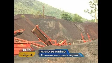 Empresa mostra que é possível reciclar rejeitos de minério de forma segura