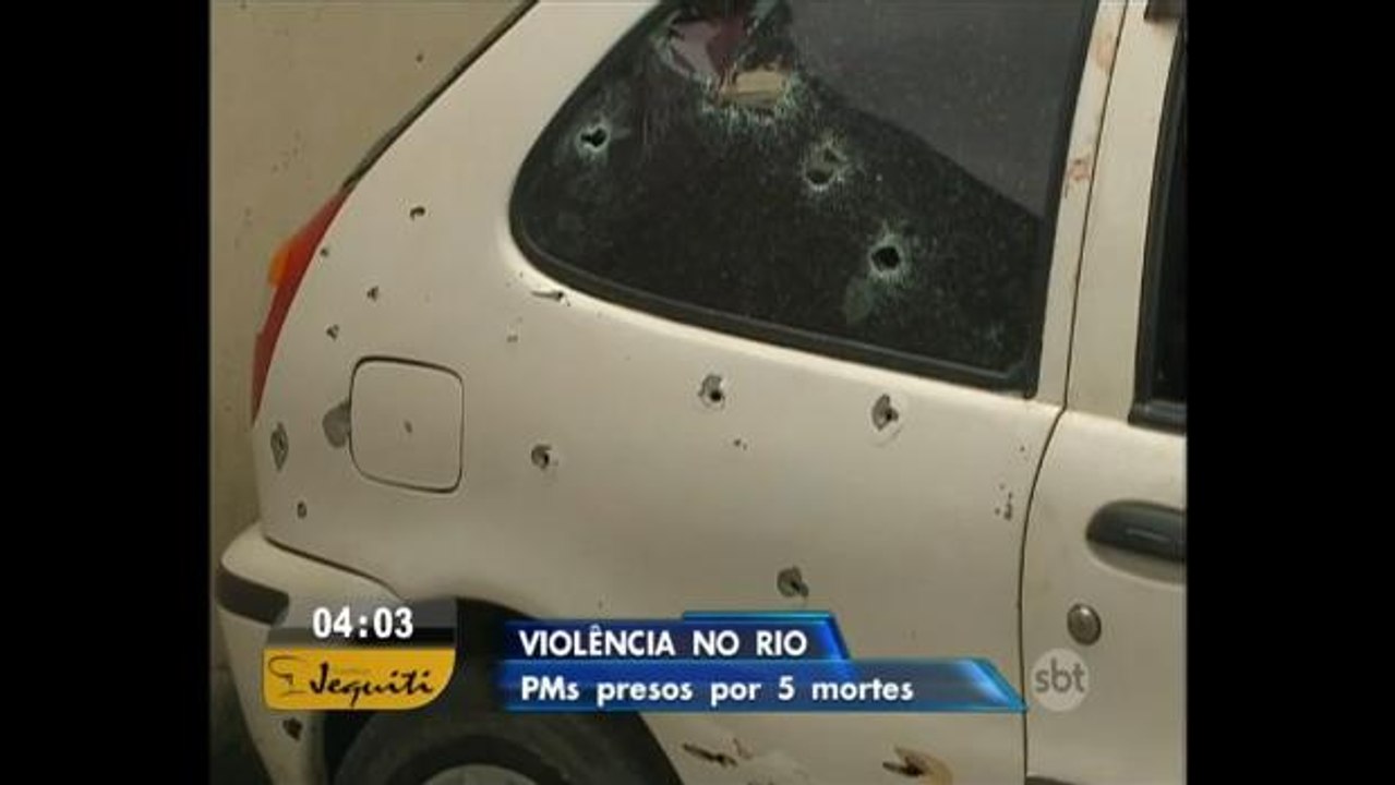 PMs são presos após morte de cinco jovens no Rio de Janeiro