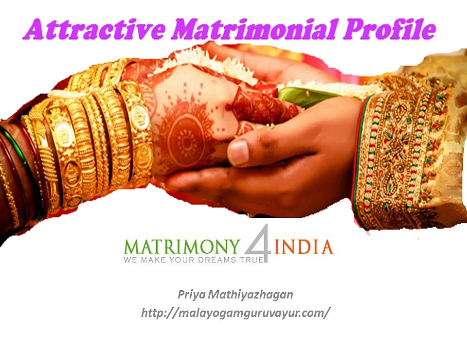 Attractive Matrimonial Profile