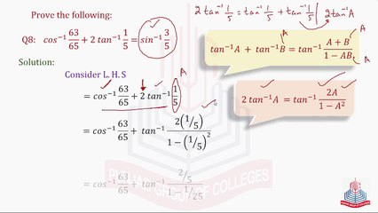 Inverse Trigonometric Functions - Chapter 13 📘