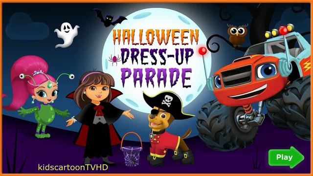 Nick Jr Halloween Dress-up Parade - Dora The Explorer & Paw Patrol Full Game