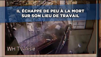 Il échappe de peu à la mort sur son lieu de travail